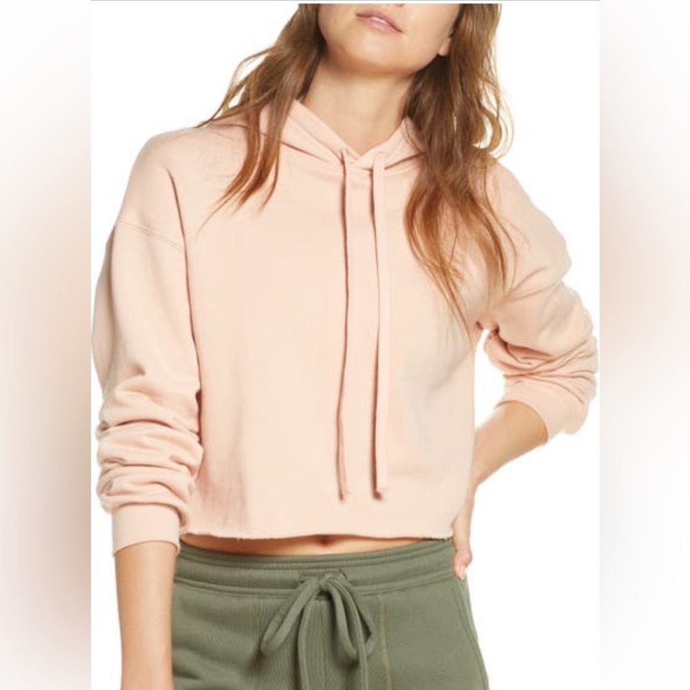 Nordstrom Bella + Canvas Crop Hoodie